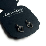 Itty Bitty Dangling Heart Earrings - Jewelry