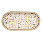 Bees & Blooms Oval Tray