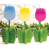 Wooden Dimensional Tulip Table Sitters
