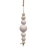 White Wooden Bead Ornaments