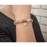Serenity Stone Bracelets with Word Charms