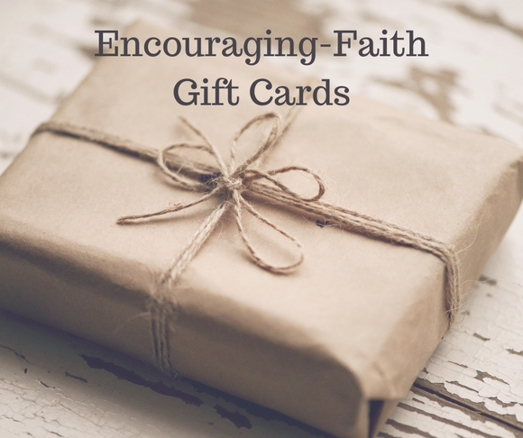 Encouraging Faith Gift Cards