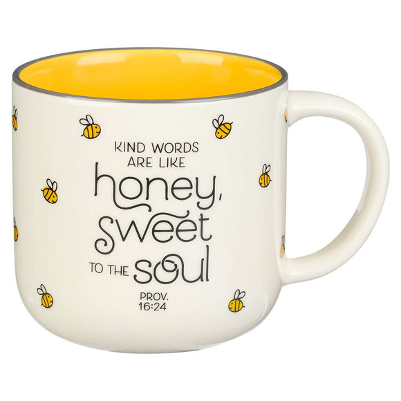 Bees and Kind Words Coffee Mug