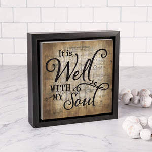 It Is Well With My Soul Framed Canvas