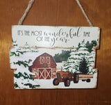 Christmas Hanging Signs