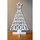 White Tabletop Christmas Tree