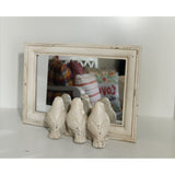 Bird Trio Peeking Mirror