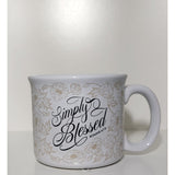 Simply Blessed, Romans 4:7-8 Coffee Mug