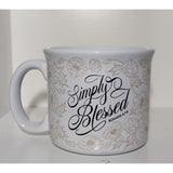 Simply Blessed, Romans 4:7-8 Coffee Mug