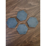 Black Honeycomb Coasters