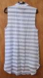 Blue & White Stripe Top
