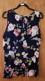 Floral Print Sleeveless Blouse
