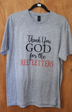Thank You God for the Red Letters