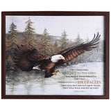 Eagle In Flight Isaiah40 Framed Wall Art