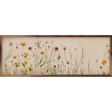 "Consider the Wild Flowers" Wooden Sign