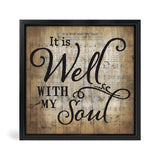 It Is Well With My Soul Framed Canvas