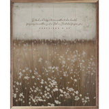 Be Kind And Helpful Flower Field, Ephesians 4:32 Wall Art