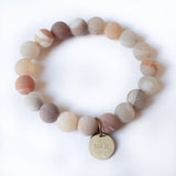 Serenity Stone Bracelets with Word Charms