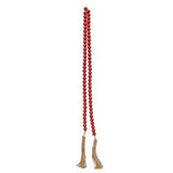 Red Wooden Bead Garland