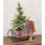 Red Wooden Bead Garland