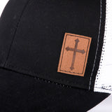 Trucker Hat with Cross Patch