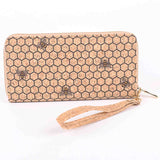 Women's Wallet, Cork - "Bee Kind"