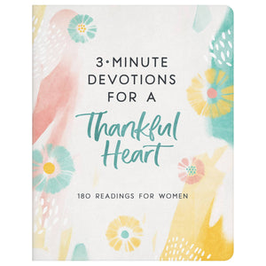 3-Minute Devotions for a Thankful Heart - Devotional