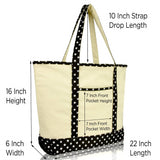 Heavy Cotton Canvas Shopping Tote Bags