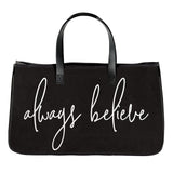 Black Canvas Tote Bags