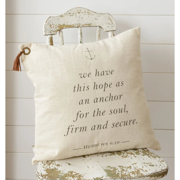 Anchor for the Soul Throw Pillow