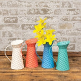 Diamond Pattern Embossed Mini Water Pitchers