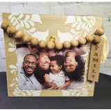 Beaded and Tagged Photo Displays