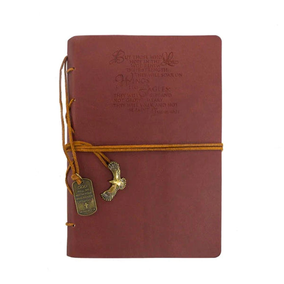 Faux Leather Wrap Journal