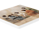 Jesus Washing Coasters