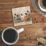 Jesus Washing Coasters