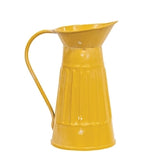 Mini Distressed Ribbed Metal Water Pitchers
