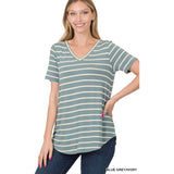 Stacy, V-Neck Tee