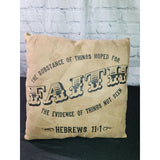Reclaimed Leather Throw Pillows