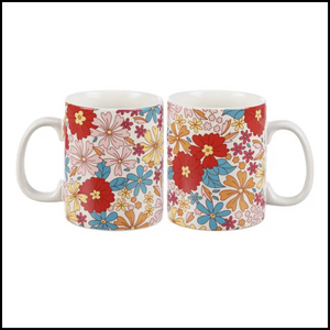 Groovy Floral Mug