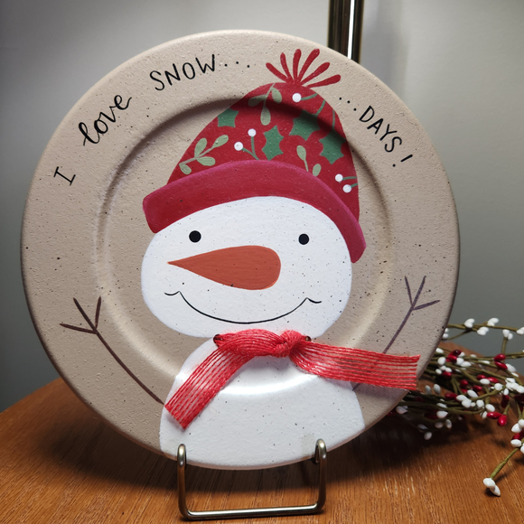 I Love Snow . . . . . Days! Decorative Plate