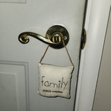 "Family" Mini-Pillow Ornament