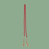 Red Wooden Bead Garland