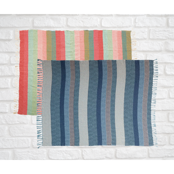 Striped Sofa Throws with Tassels
