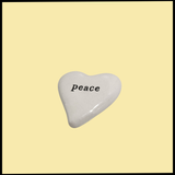 Ceramic Heart Stones