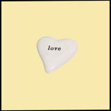 Ceramic Heart Stones