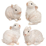 White Resin Bunnies