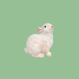 White Resin Bunnies