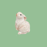White Resin Bunnies