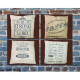 Reclaimed Leather Throw Pillows