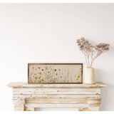 "Consider the Wild Flowers" Wooden Sign